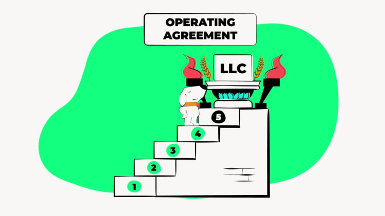 illustration of operating agreement step in forming an llc in nevada