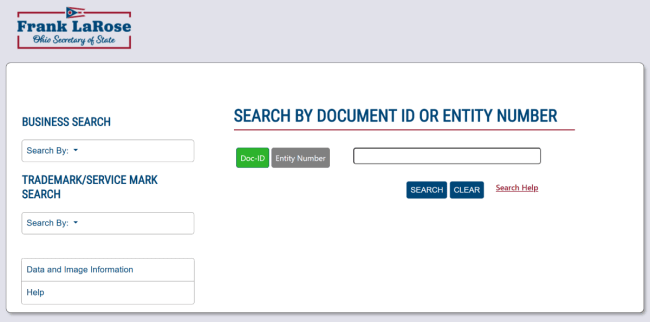 Ohio ID number search
